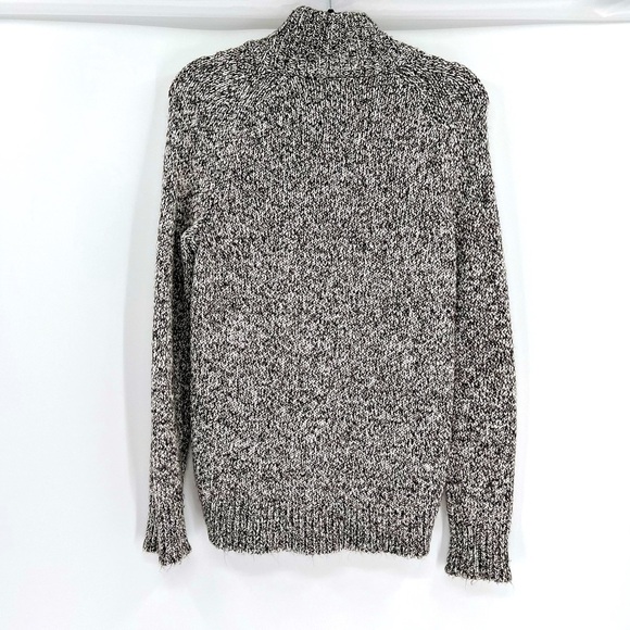 a.n.a Womens Sweater Gray Pullover Long Sleeve Knit Turtleneck Hi-Low Hem Size S - Picture 4 of 11